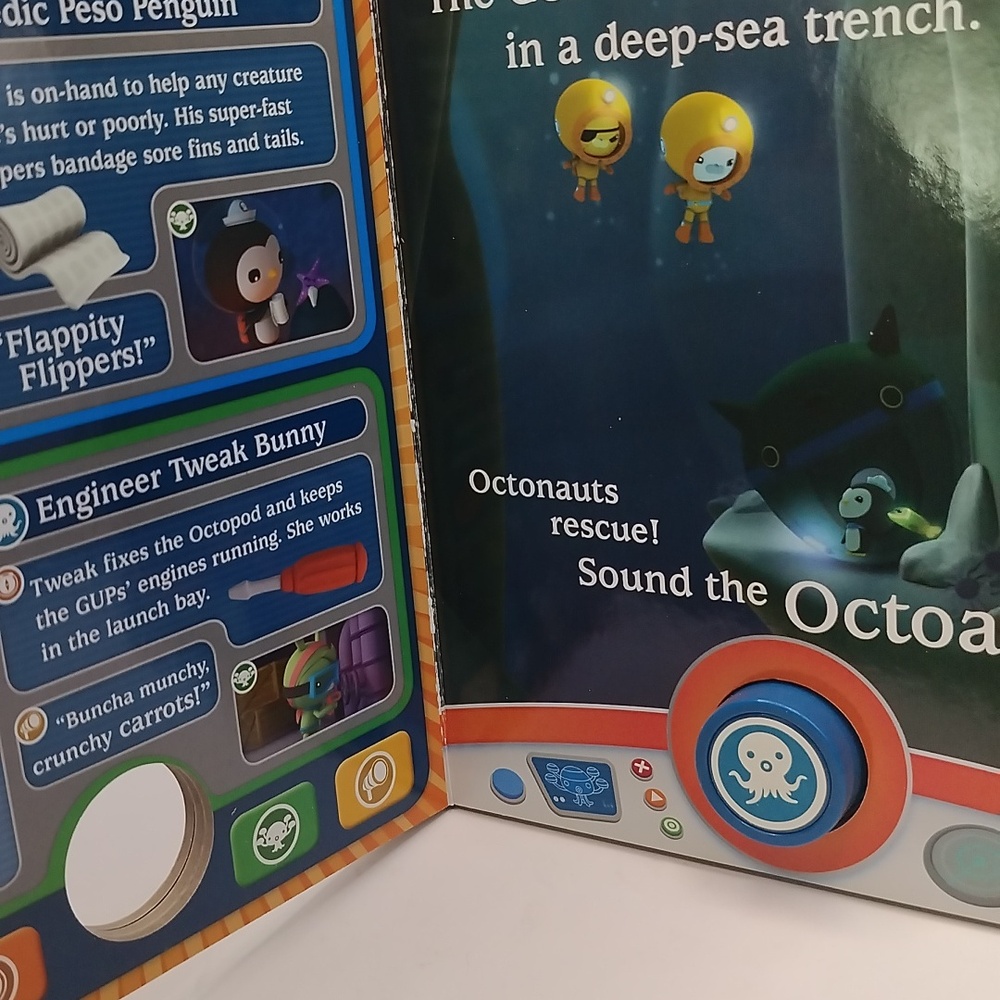 Octonauts Meet The Crew Board Book With Sounds UK 2011 RARE COLLECTIBLE - Picture 5 of 17